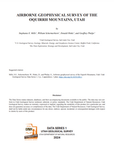 Airborne Geophysical Survey of the Oquirrh Mountains, Utah (DS-1)